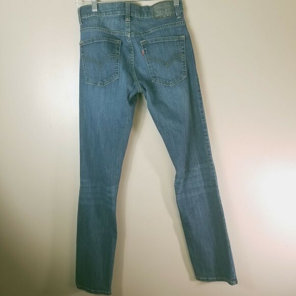 Levi’s 511 Jeans Womens 28x30 Performance Blue Slim Fit Denim Size 16 - Picture 7 of 10